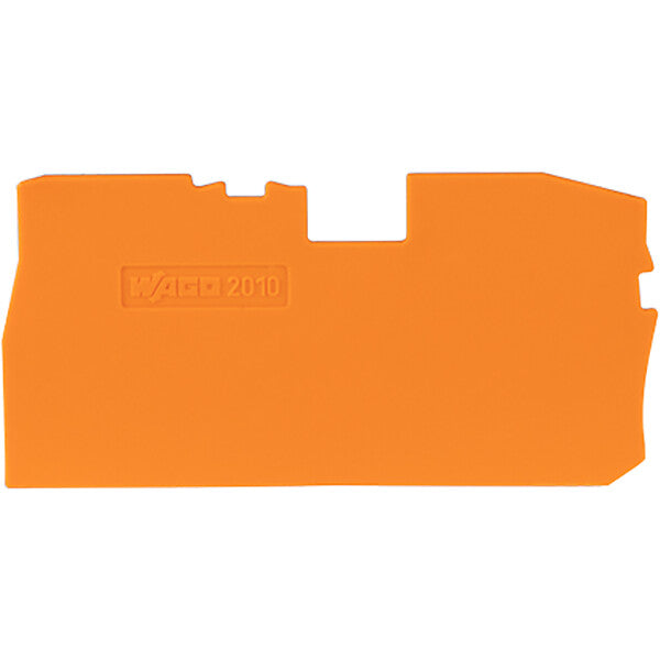 WAGO Abschlussplatte 1mm orange 2010-7192